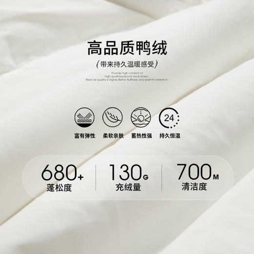 西遇白色90鸭绒羽绒服女秋冬新款小众收腰连帽小个子外套D2338487 商品图4