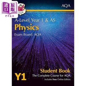【中商原版】英国CGP A-Level Physics for AQA: Year 1 & AS Student Book with Online Edition