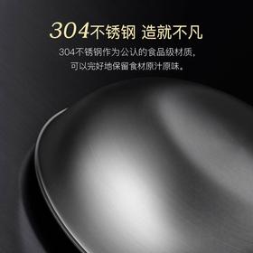 康巴赫炒锅304不锈钢不粘锅经典全屏蜂巢炒菜锅32cm电磁炉燃气灶通用