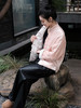 盛唐牡丹|真丝丝绒绣花对襟夹棉外套 (三色可选） 商品缩略图6