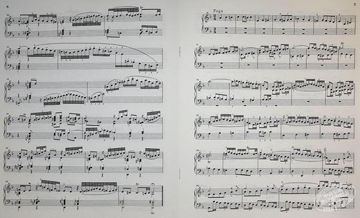 【中商原版】亨乐原版 巴赫 D小调半音阶幻想曲与赋格 BWV903 903a 钢琴独奏带指法 Bach Chromatic Fantasy and Fugue d minor HN163 进口艺术 商品图6