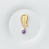 北京仓｜Mass Lee-Atelier-金色 胸针（紫磷铁锰石）［比利时设计师］ 商品缩略图3