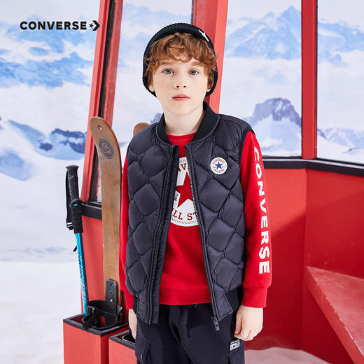 CONVERSE 冬 大童小童 儿童童装马甲 CNVB-VE-F344 商品图0