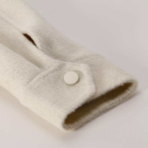 NH949斯尔丽23冬季小个子设计感时尚短款抽绳羊毛大衣 商品图5