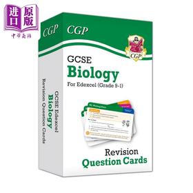 【中商原版】英国CGP 9-1 GCSE Biology Edexcel Revision Question Cards
