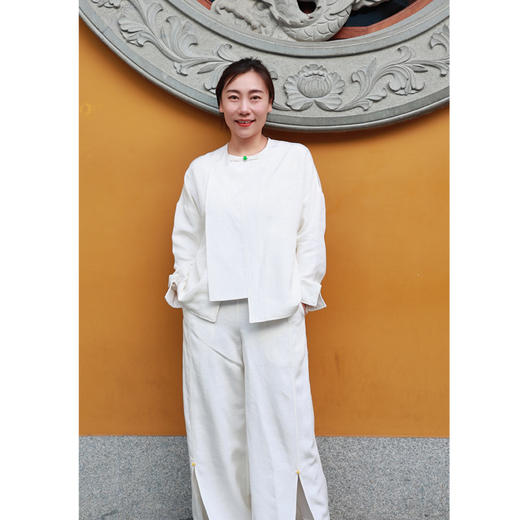 【线上专属】中式小衫（23809525-山矾） 商品图2