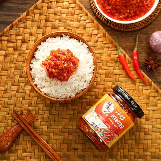 坛坛乡下饭拌饭酱剁辣椒蒜蓉238g瓶湖南特产鲜辣开盖食用湘味即食 商品图4