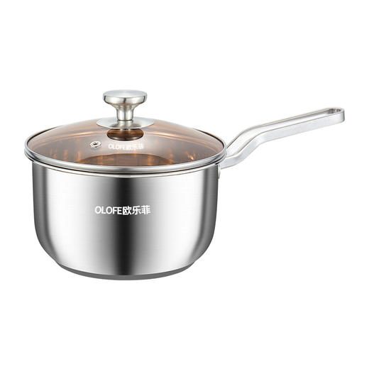 【官方正品保证】	欧乐菲宝仕康304不锈钢奶锅辅食锅油炸锅-OLO-18GN 商品图8