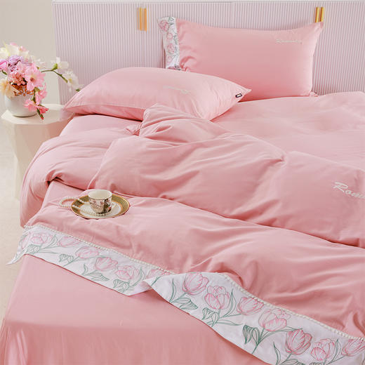 多喜爱 60S贡缎长绒棉四件套 春日序曲cs 商品图4