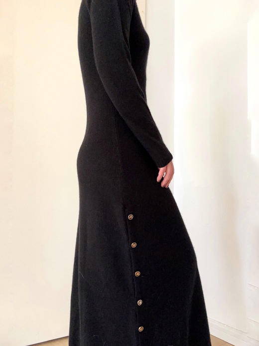 CG｜Turtleneck longsleeves Cashmere Dress [羊绒高领长袖连衣裙] 商品图3