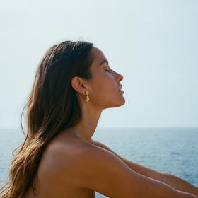 北京仓｜Les Mères-Classic Double-金色 珍珠 耳钉［荷兰设计师］