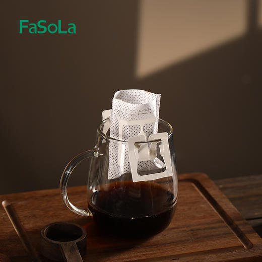 FaSoLa挂耳滤纸咖啡滤纸手冲咖啡粉过滤纸过滤器滤网漏斗一次性挂耳滤袋 商品图12