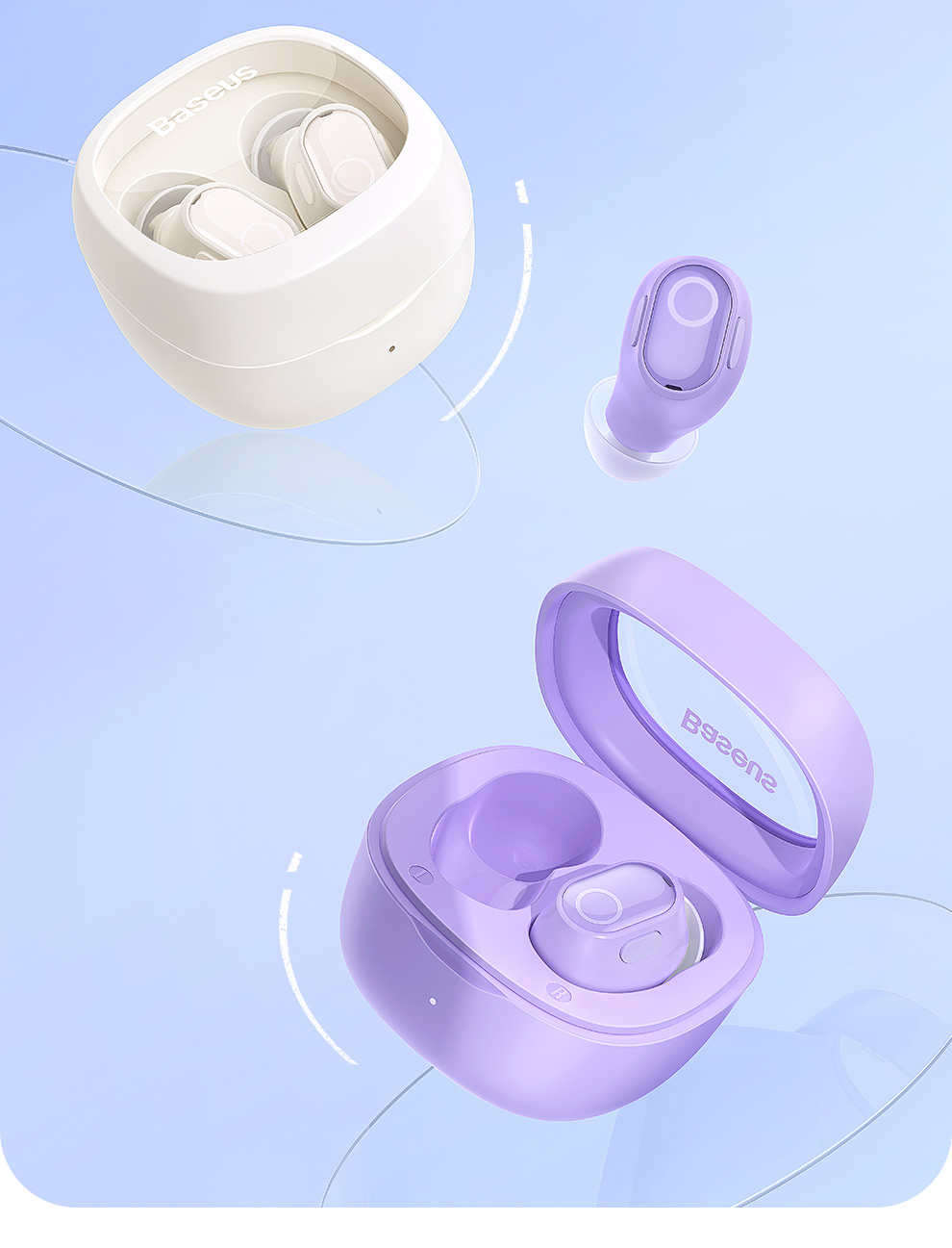 倍思bowie系列 wm02 tws真无线蓝牙耳机