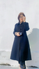 D6070      时尚气质翻领修身显瘦中长款双面羊绒大衣外套 商品缩略图0