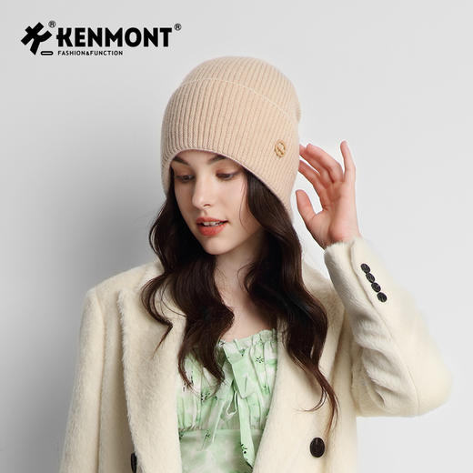 卡蒙女士 山羊绒棉羊毛 保暖针织帽KM-9502 商品图10
