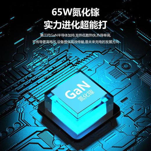 多口新款65W折叠手机快充氮化镓充电器双口适用苹果华为PD快充充电器 商品图1