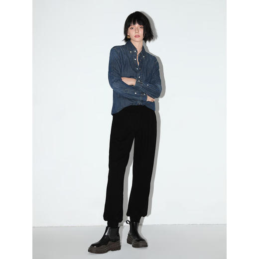 【专属秒杀】COCOBELLA细腻软糯加厚针织糯米裤女宽松垂坠多色休闲裤PA552 商品图1