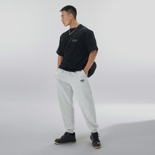 J-FMCK2340OMG潮牌 运动裤男春秋季垂感宽松束脚休闲裤子[宽松版型 尺码偏大一些] 商品图4