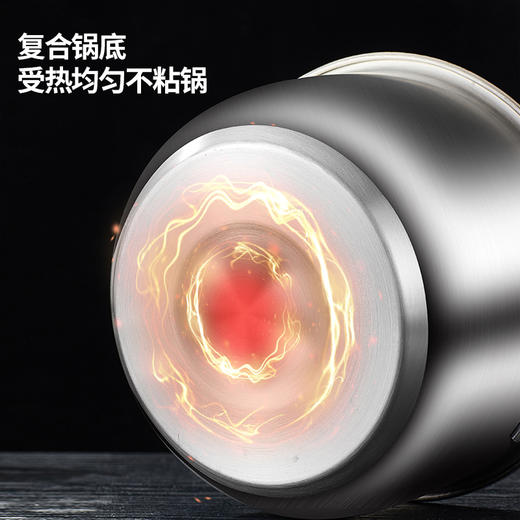 【官方正品保证】	欧乐菲宝仕康304不锈钢奶锅辅食锅油炸锅-OLO-18GN 商品图2