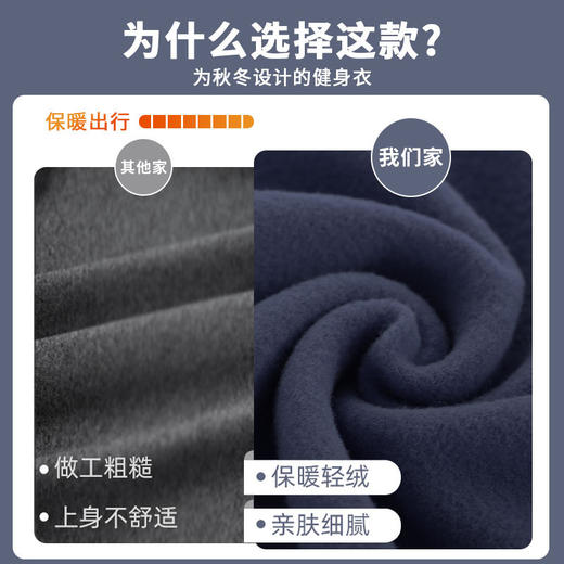 「三款配色！加绒款」秋冬新款加绒字母运动外套女保暖无痕运动上衣紧身瑜伽外套服饰 商品图2