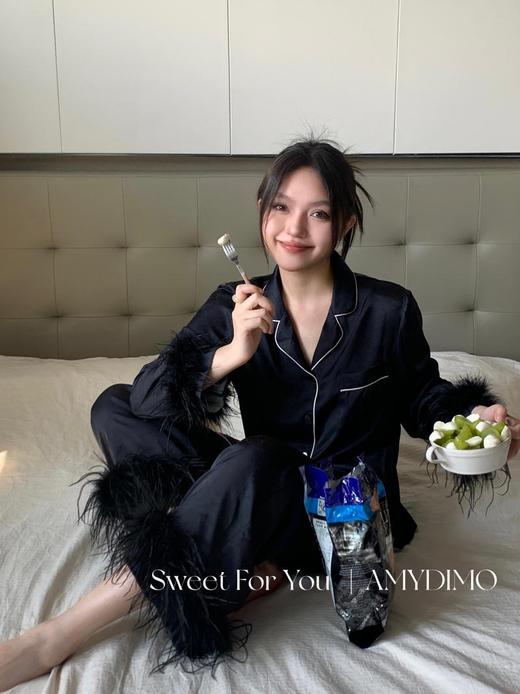 AMYDIMO莫吉托系列高级定制提花面套装家居服 商品图6