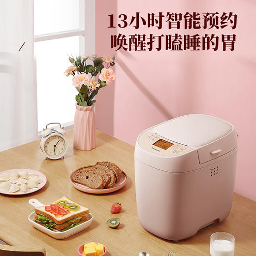 松下（Panasonic）面包机 全自动 多功能和面 可预约智能投撒果料面包机 断电记忆保护 3种烤色家用面包机 SD-PY100 商品图0