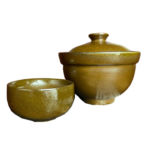 儒柘陶柴烧盖碗套组 商品图0