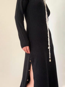 CG｜Turtleneck longsleeves Cashmere Dress [羊绒高领长袖连衣裙]