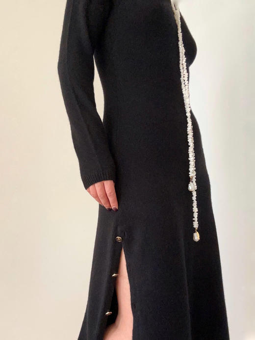 CG｜Turtleneck longsleeves Cashmere Dress [羊绒高领长袖连衣裙] 商品图0