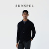 SUNSPEL男士秋冬羊羔毛翻领针织开衫外套 商品缩略图0