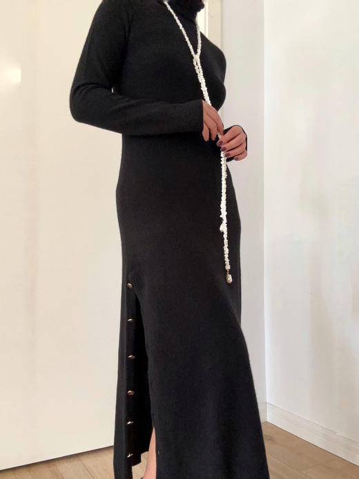 CG｜Turtleneck longsleeves Cashmere Dress [羊绒高领长袖连衣裙] 商品图5