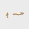 北京仓｜Les Mères-Organic-金色 不对称 耳钉［荷兰设计师］ 商品缩略图2