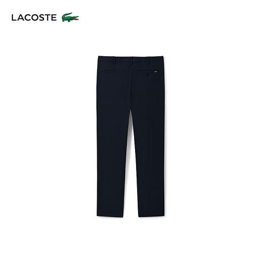 Lacoste法国鳄鱼男装新款简约通勤纯色直筒裤休闲裤HH8945-98 商品图4