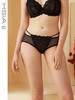 HSIA遐 网纱超薄款平角裤 点彩性感火辣纯棉底浪低腰蕾丝内裤女 商品缩略图0