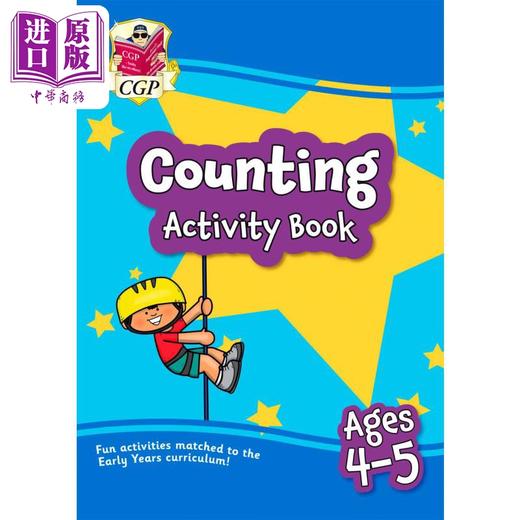 【中商原版】英国原版CGP教辅 New English Activity Book for Ages 3-4 Preschool 新版 3-4 岁英语活动书（学前班） 商品图0