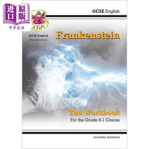 【中商原版】英国CGP GCSE English - Frankenstein Workbook (includes Answers) 商品图0