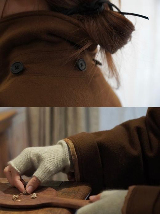 Maison de soil复古棕大衣 商品图4