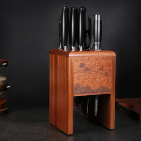 百货世界-原森太乌檀木福字刀座（象印专柜）