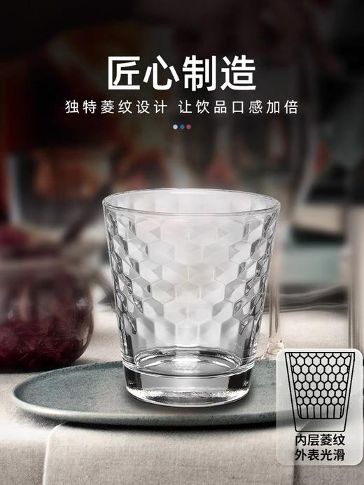【6F】WMF原装进口菱纹玻璃杯4件套（每只是265ml） 商品图1