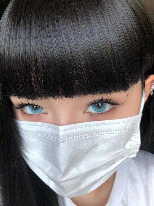 mimipark半年抛 粉黑桃夭/翡海幻境 蓝  14.5mm 非离子 【只建议健康眼戴！！】 商品图5