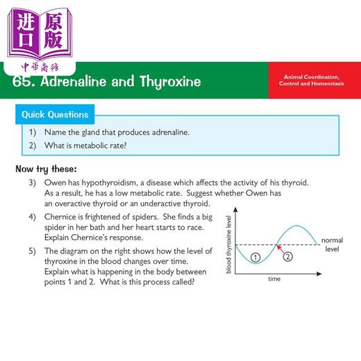 【中商原版】英国CGP 9-1 GCSE Biology Edexcel Revision Question Cards 商品图1