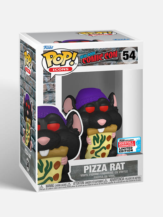 Funko POP! Pizza Rat (NYCC 2023)披萨老鼠限定款手办 74274 商品图3