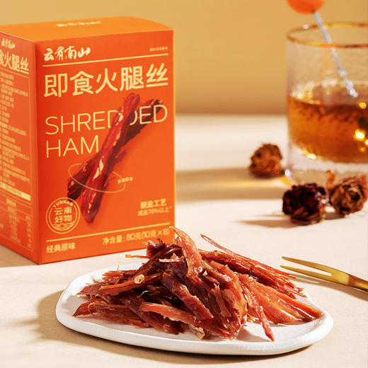 严选 即食火腿丝麻辣香辣味休闲零食猪肉脯特产 商品图2