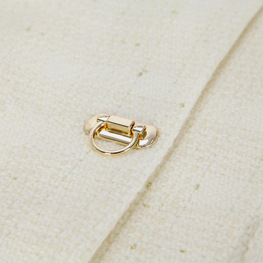 NR033斯尔丽2023冬季提花纯色小香铺棉系列保暖显瘦时尚高级外套棉 商品图4