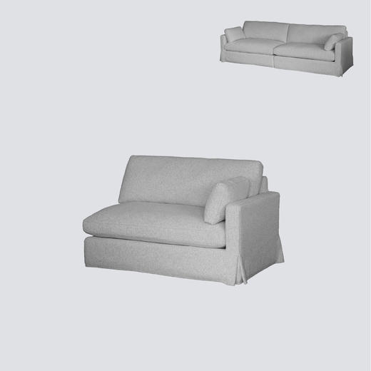 NS家居 ns furniture软包布艺组合沙发 NSSF-5448-组合 NS6360-16 商品图2