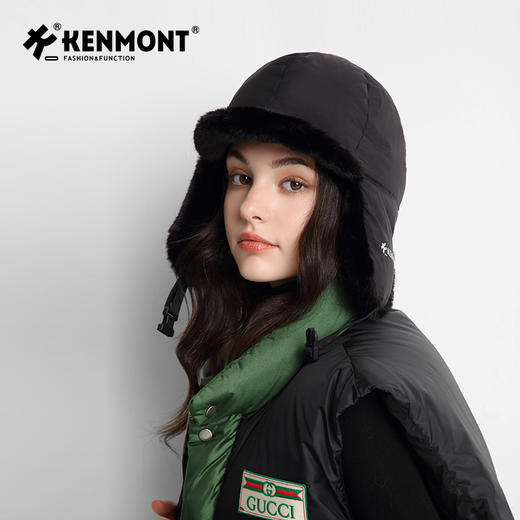 卡蒙女士 防水面料 羽绒雷锋帽KM-5241 商品图12