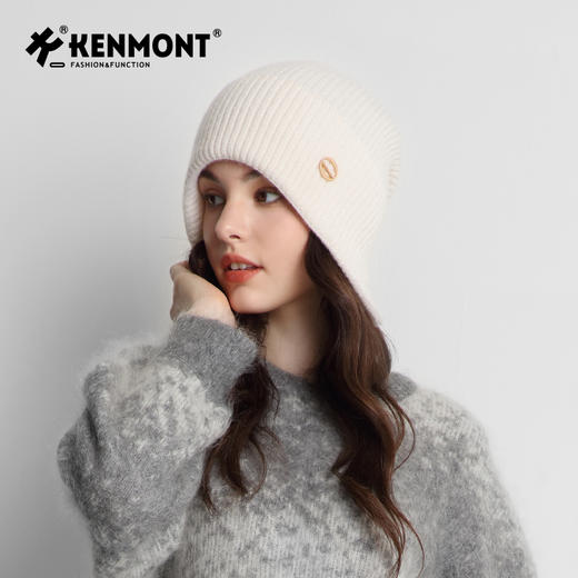 卡蒙女士 山羊绒棉羊毛 保暖针织帽KM-9502 商品图5