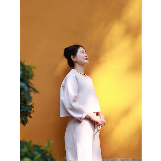 【抖音专属】羊绒裤（23809694-粉米） 商品图3