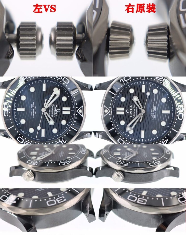 VS厂欧米茄顶级一比一高仿手表海马系列210.92.44.20.01.001对比正品评测