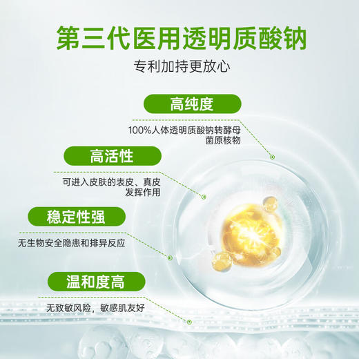 二类绿膜】斐思妮 医用透明质酸钠修护敷料 5片/盒 商品图2